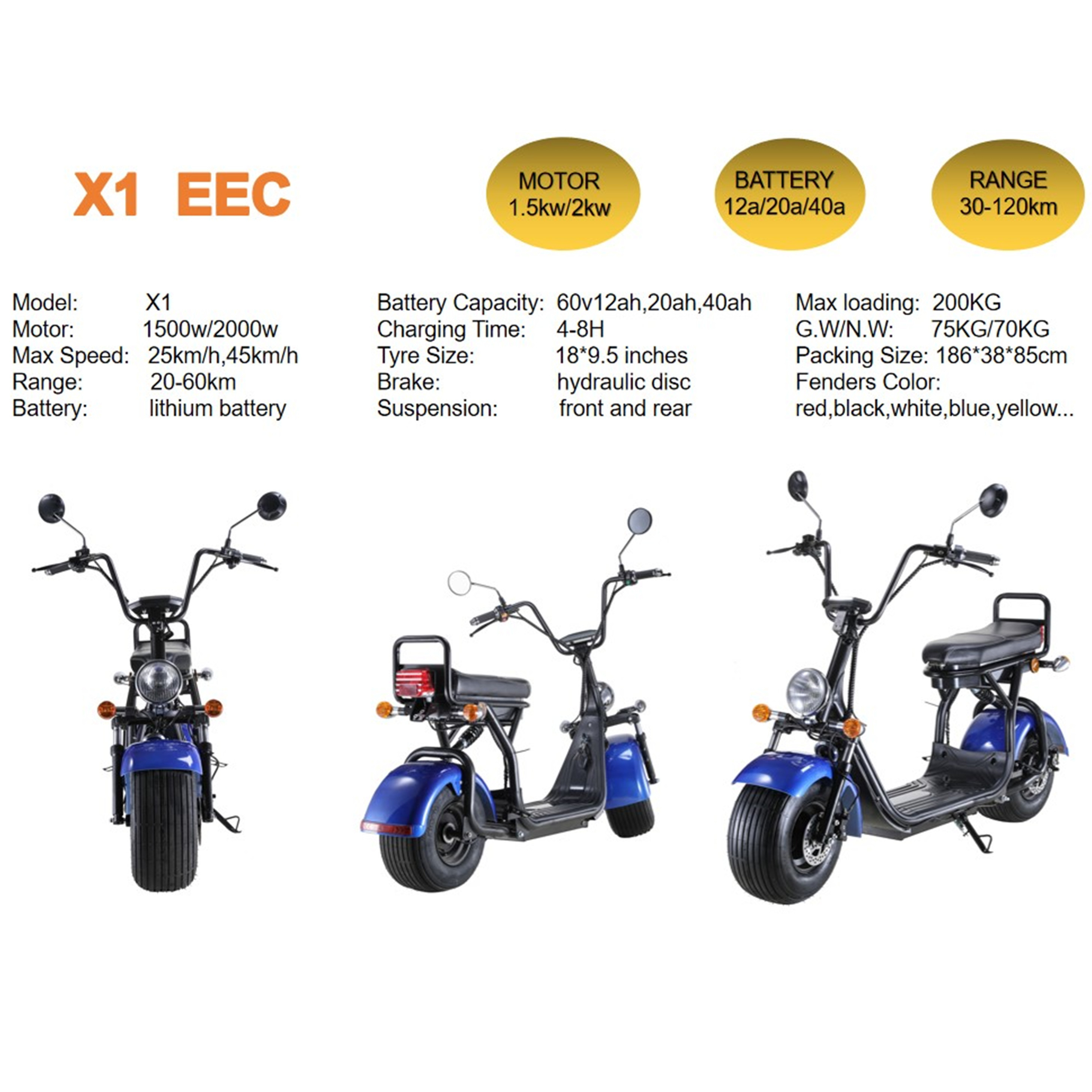 High quality mini electric chopper bike