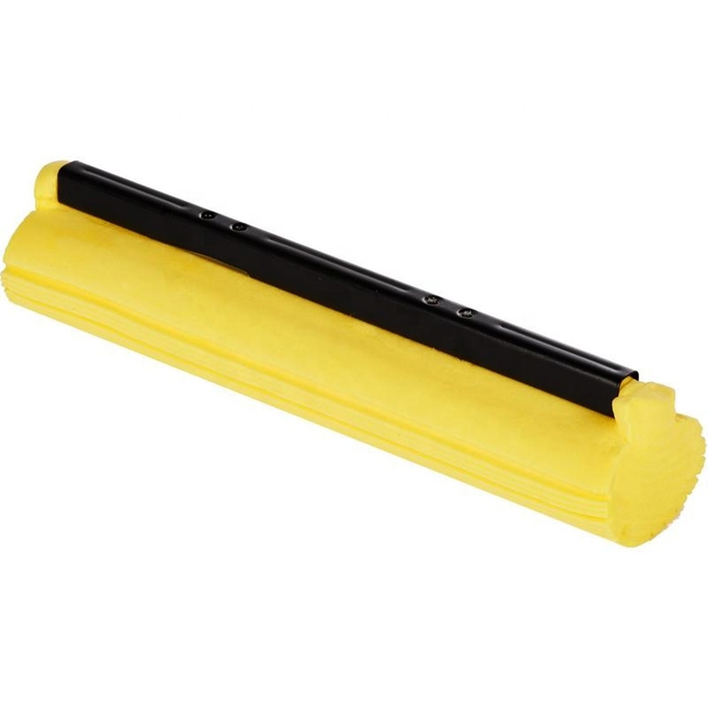 O-Cleaning 1.1inch Magic Eraser Roller PVA Sponge Mop Refill Absorbent Sponge Pad Floor Cleaning Mop,Yellow