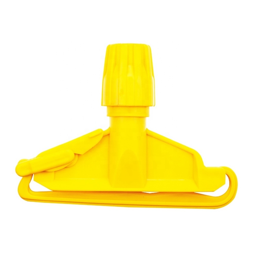 O-Cleaning Thick Plastic Quick-Change Wet Mop Handle Clamp,Home Wide-Open Floor Cleaning Mop Head Clip Mop Accessory/Part