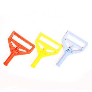 O-Cleaning Mop Accessory Side-Latch Screw Clamp Mop Head Holder,Easy-Change Floor Cleaning Gear Roller Mop Replace Handle Clip