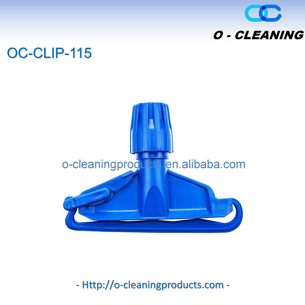 O-Cleaning Thick Plastic Quick-Change Wet Mop Handle Clamp,Home Wide-Open Floor Cleaning Mop Head Clip Mop Accessory/Part