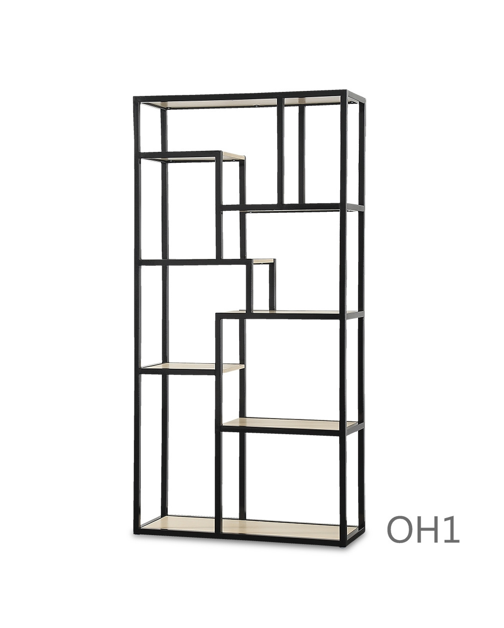 2022 Hot Sale Home Furniture Modern 4 Tier Bookshelf Metal Shelves Open Wooden Bookcase For Home Hotel Office Library