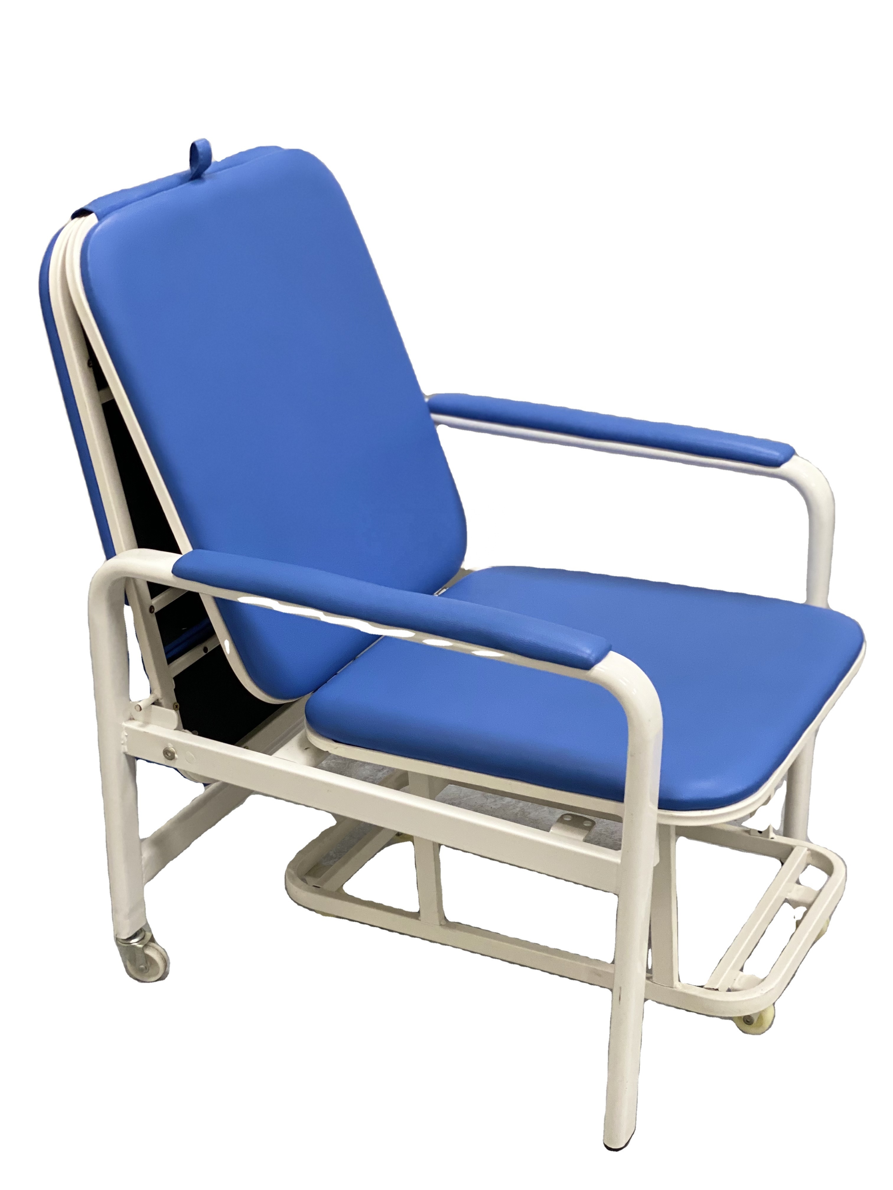 Comfortable 2 in 1 Hospital Bed Chair Blood Donor Chair with Solid Framework