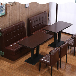 hot sale restaurant hotel sofa sets design leather restaurant booth