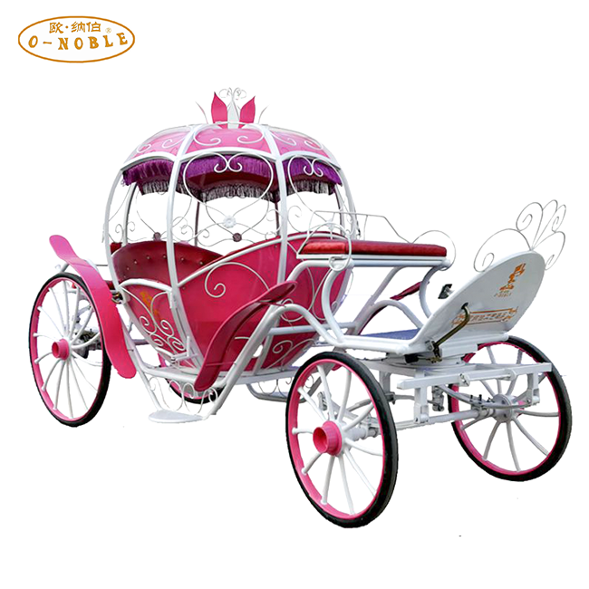 Self-designed electric pumpkin horse carriage/High performance Cinderella Horse Drawn Carriage/Cinderella carriage for sale