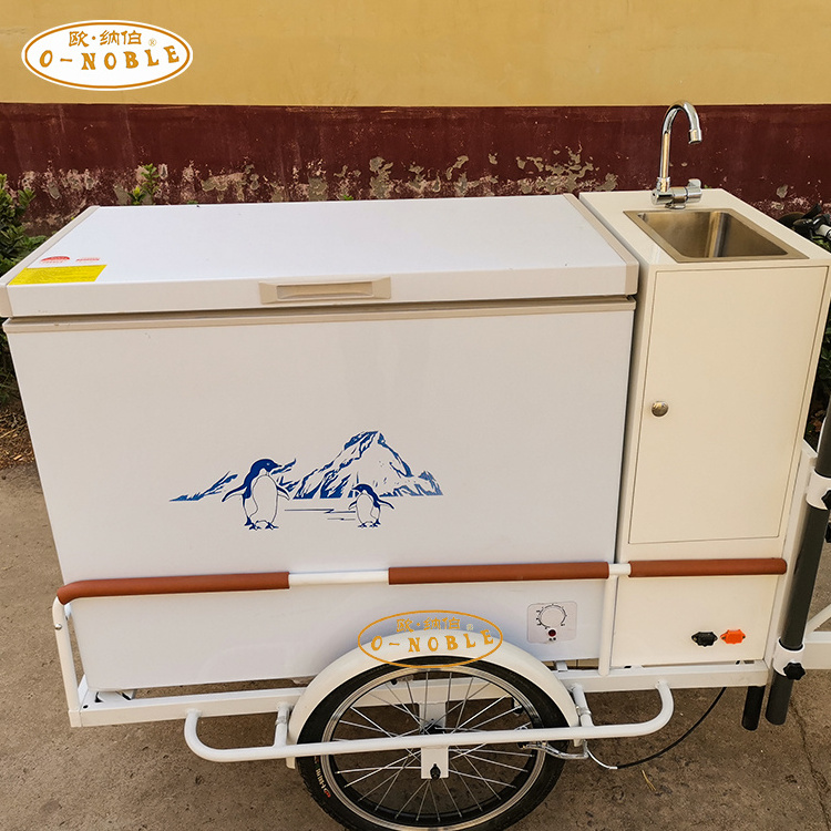 Factory Directly supply  ice cream bicycle/tricycle cold drink bike for out side street business