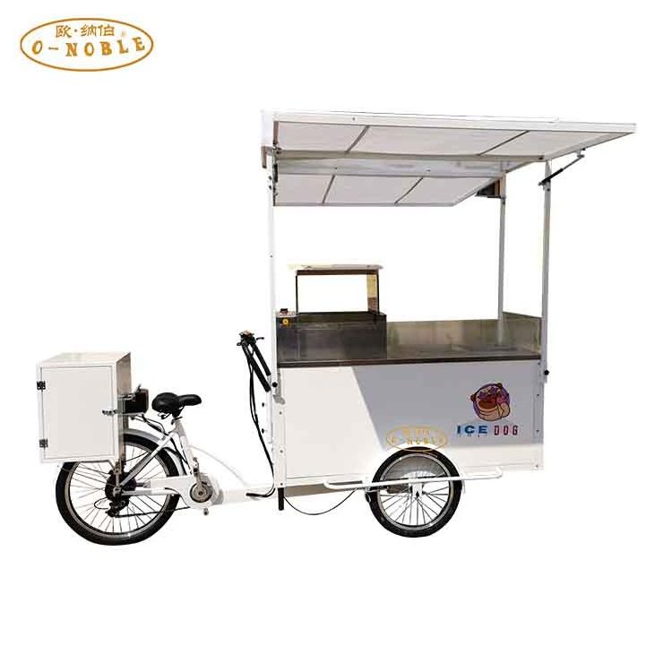 High Quality food cart stall mobile hotdog cart flower cart