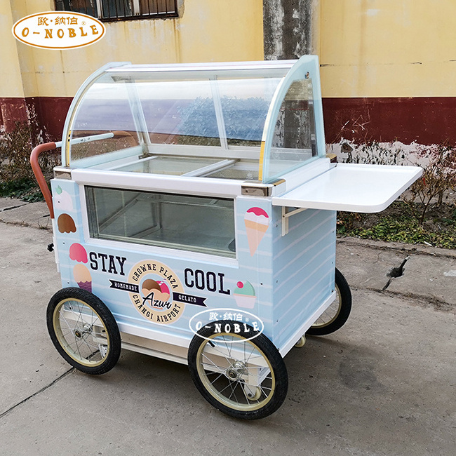 Gelato Ice Cream Cart /Ice cream display cabinet/ice cream bike