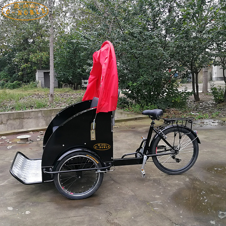 Electric pedicab rickshaw 350w motor pedal tricycle for passenger