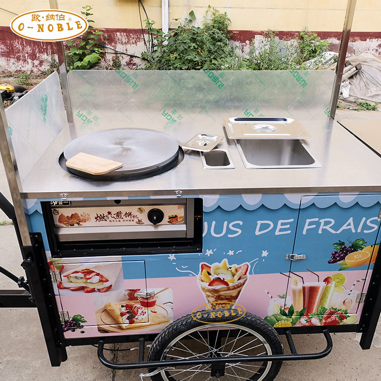 Outdoor electric a hot dog cart waffle bike for sale Pancake