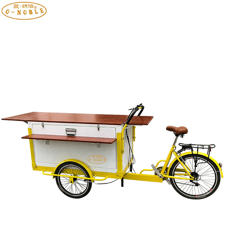 High quality commercial coffee cart vending truck bike coffee bike trailer cargo coffee