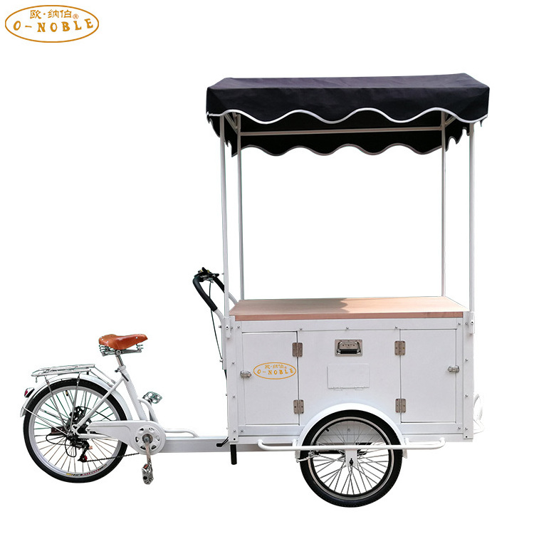 Coffee pedal pedicab rickshaw Tricycle