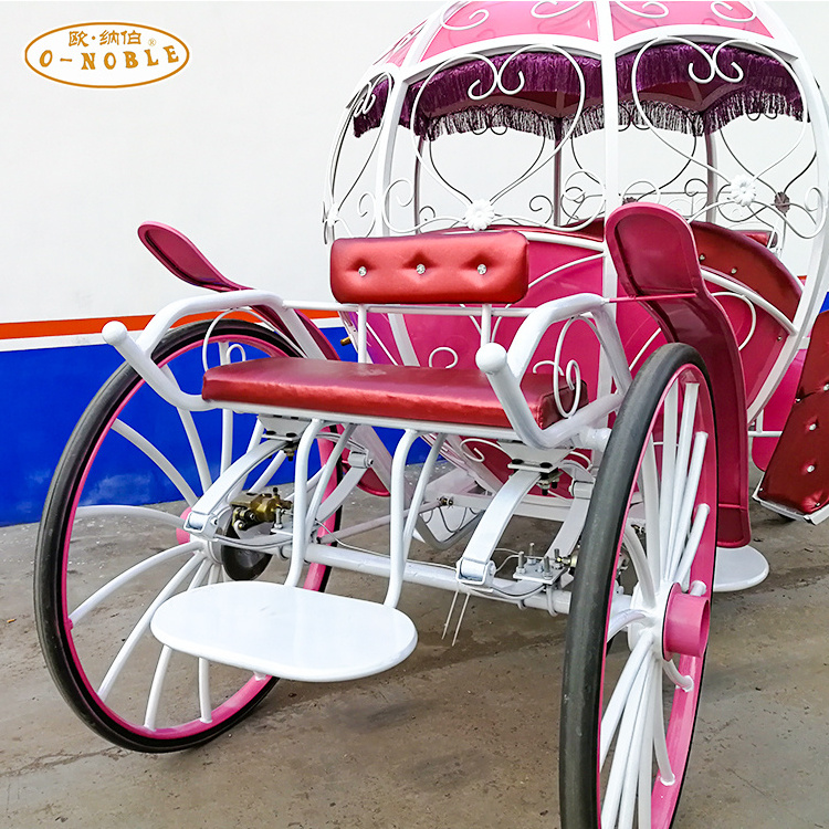 Top Quality Cinderella Carriage for Sale/ Electric Cinderella Children Garden Horse Cart Mini Princess Carriage For Sale