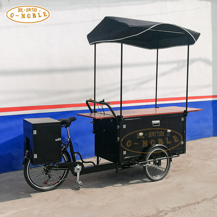 Coffee pedal pedicab rickshaw Tricycle