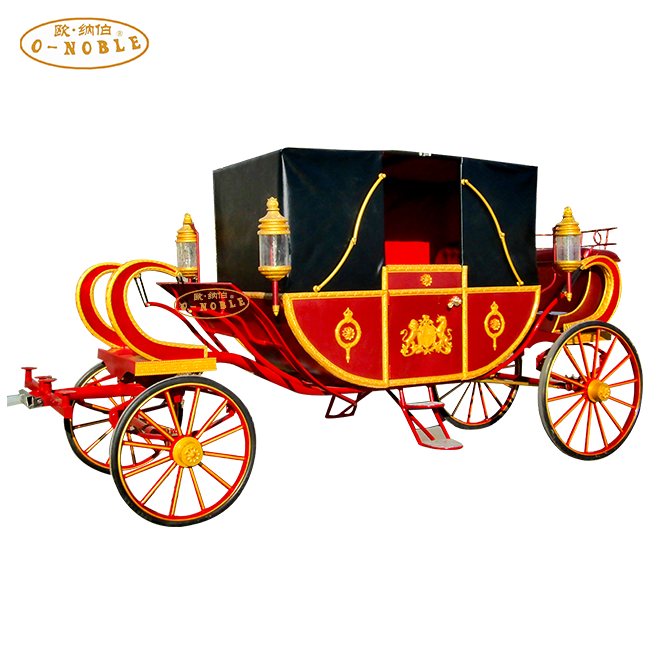 Golden Cinderella Pumpkin Horse Carriage for Wedding Princess carriage