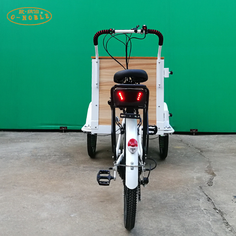 Electric reverse ride takeaway bike street food tricycle