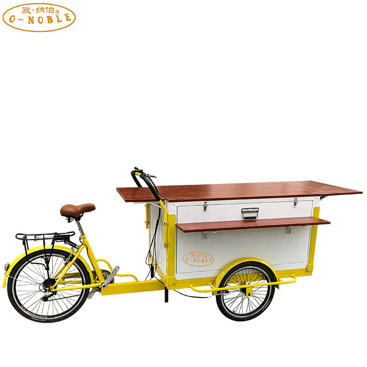 High quality commercial coffee cart vending truck bike coffee bike trailer cargo coffee