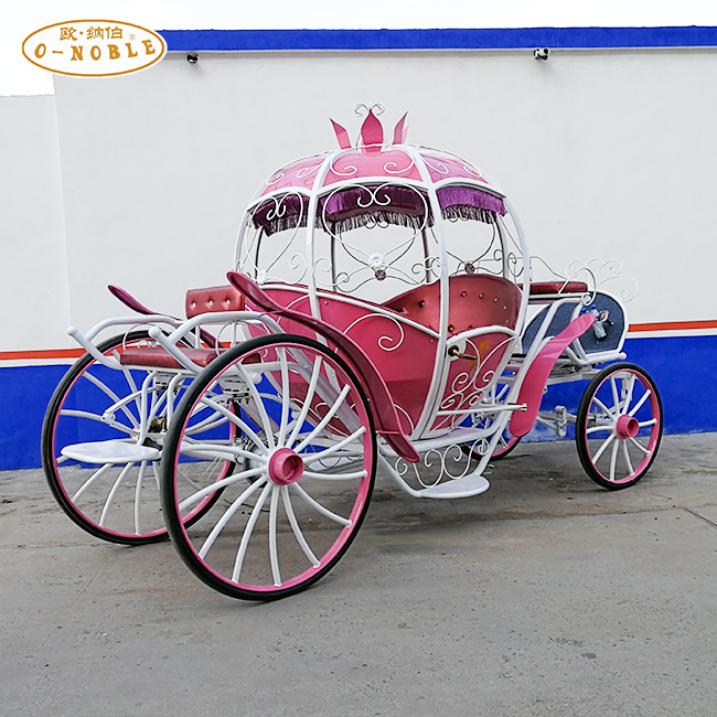 Self-designed electric pumpkin horse carriage/High performance Cinderella Horse Drawn Carriage/Cinderella carriage for sale