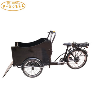 Electric new design bicycle family three-wheeled electric cargo bike