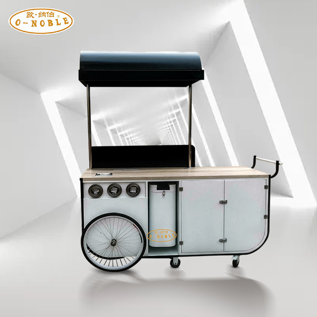 Newly designed street Snack food cart mini food coffee cart