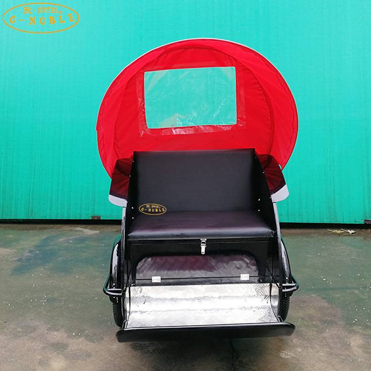 Electric pedicab rickshaw 350w motor pedal tricycle for passenger