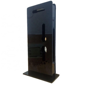 Factory professional custom countertop acrylic smart door lock display stand rack