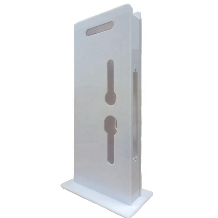 Factory professional custom countertop acrylic smart door lock display stand rack