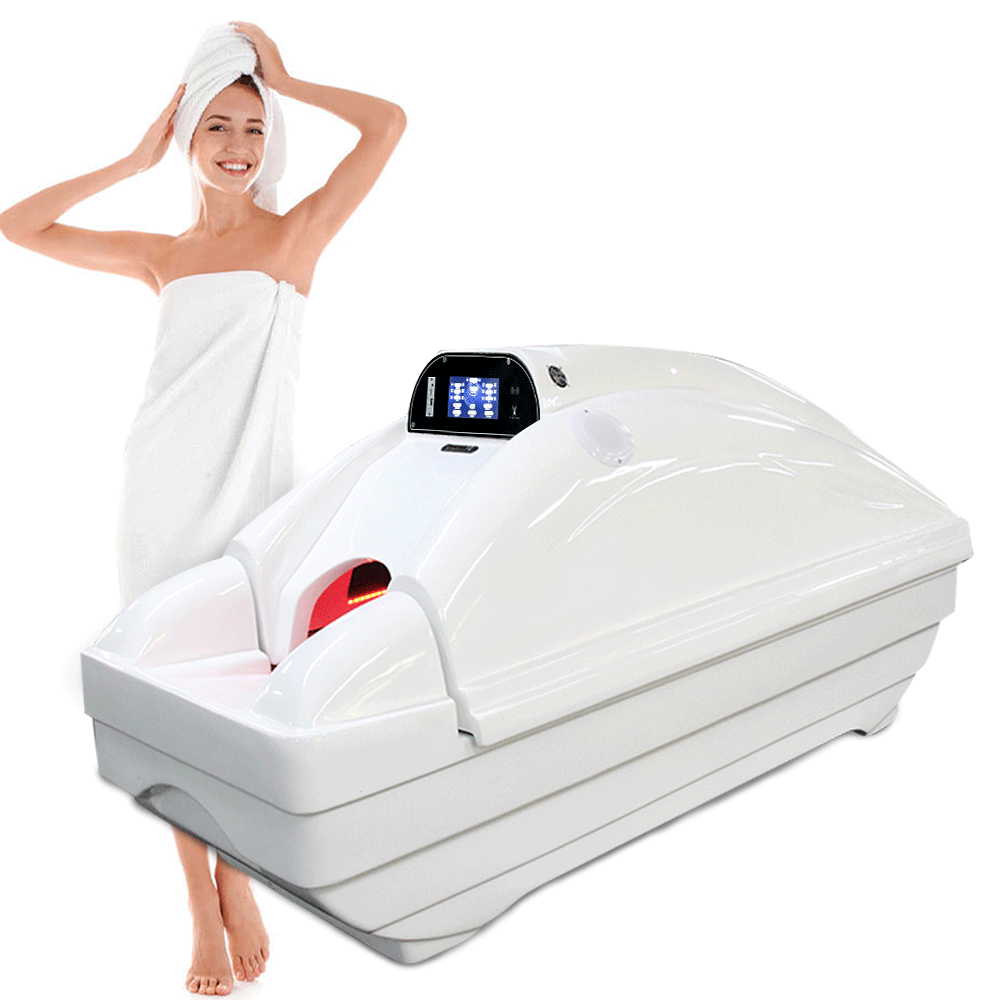 Far infrared ray&photon led light ozone sauna beauty salon dry spa capsule