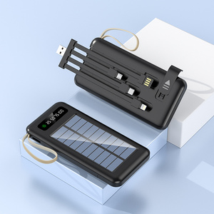 solar mobile charger 20000mah power bank for cell phones smartphones