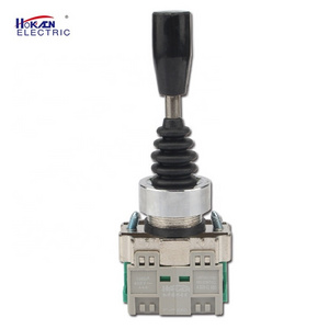 Hongkai 22mm HKL-D12 Cross Switch 2 Way Position Self Locking Latching Momentary Master Monolever Joystick Switch 2NO HKL-D22