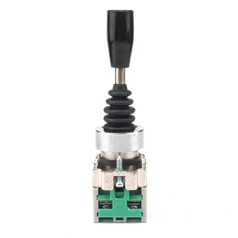 Hongkai 22mm HKL-D12 Cross Switch 2 Way Position Self Locking Latching Momentary Master Monolever Joystick Switch 2NO HKL-D22