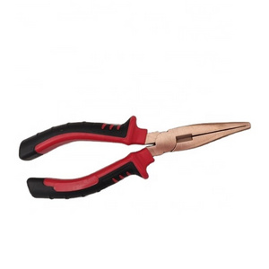 Non Sparking Tools Aluminum Bronze 6" Long Nose Plier With Plastic Handle