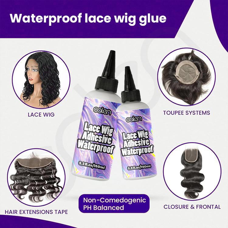 150ml 5.29oz OEM Long Lasting Wig Adhesive Lace Glue Waterproof Bonding Glue For Wigs