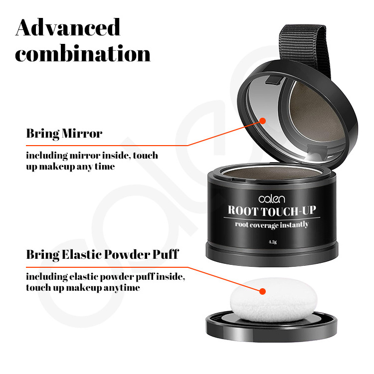 Luxfume Private Label Instantly Conceals Hair Loss Color Hair Root Touch Up Powder