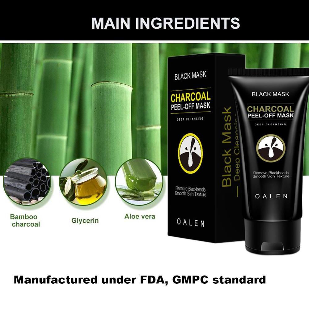 OEM Organic Oil control And Skin Charcoal Face Peel Off Black Mask