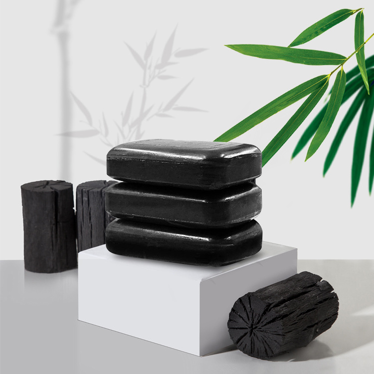 Private Label Natural Bamboo Charcoal Handmade Soap