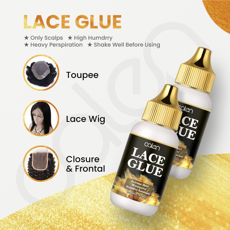 38ml Extreme Hold Fast Dry Hold Natural Ingreidnets Hair Glue Waterproof Lace Wig Adhesive Clear Lace Glue