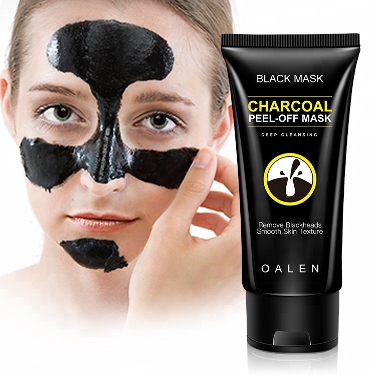 All Skin Types Natural Blackhead Remover Mask Black Mask Facial Charcoal Peel off face Mask