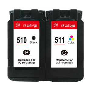 Hicor PG-510 PG510 PG 510 CL-511 CL511 CL 511 Remanufactured Black Inkjet Ink Cartridge for Canon IP2700 MP280 for Canon