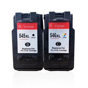 Compatible 545 546 Ink Cartridge with auto chip reset Black Tricolor PG545 CL546 ink cartridges for Canon