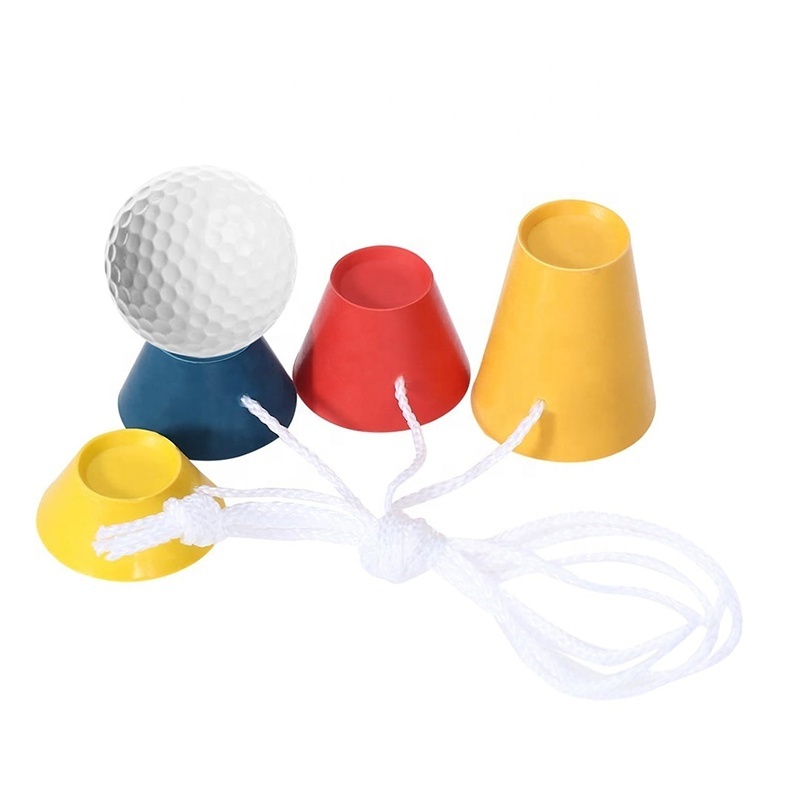 Pack of 4 Different Size Golf Winter Tee Premium Rubber Golf Ball Holder