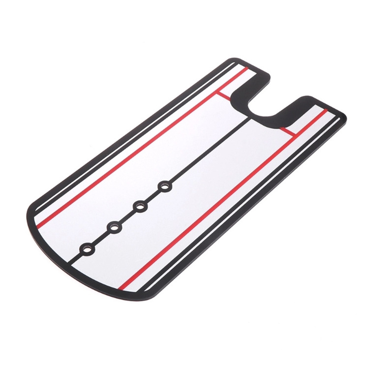 Custom Logo Portable Golf Training Aids Swing Trainer Golf Putting Alignment Mirrors