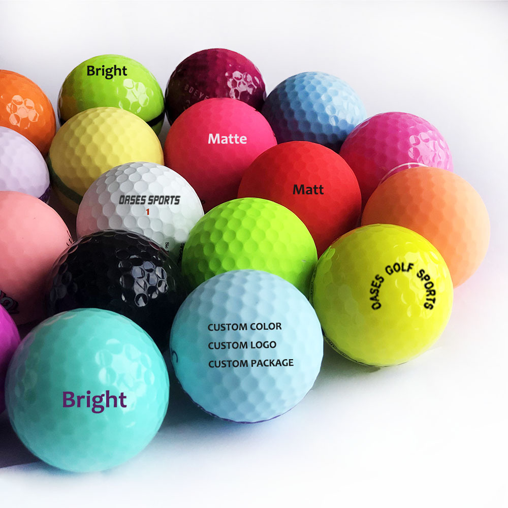 Golf Ball Manufacturer 2 3 4 piece Tour Color Custom Super Soft Balles de Golf