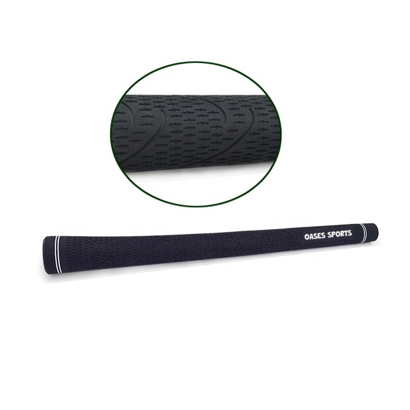 Customized logo Black Rubber Grip for Golf Clubs