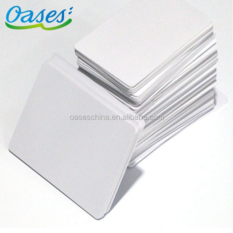 Cr80 blank inkjet pvc nfc cards for inject / thermal printer