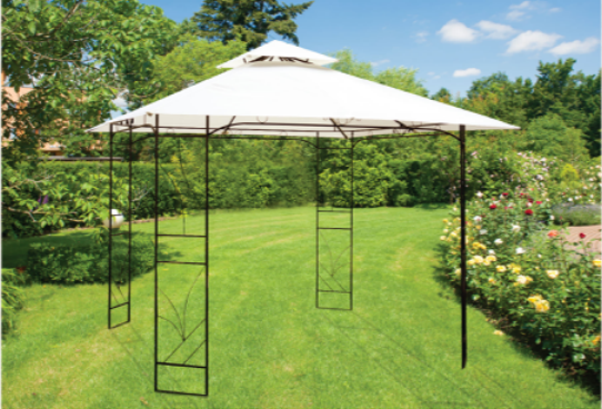 Decoration gazebo screen pavilion party tent  mental gazebo double roof garden BBQ beer gazebo