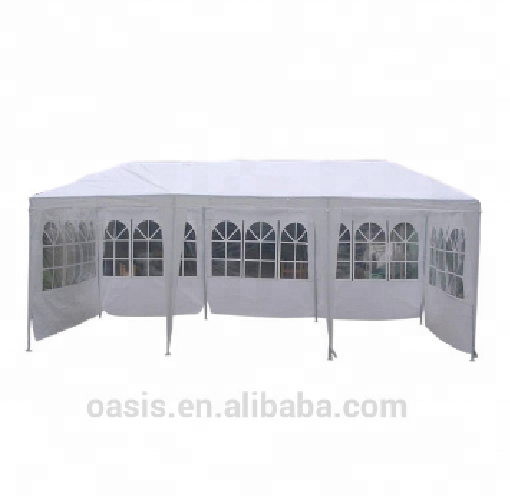 Waterproof Garden Gazebo With Side Walls Party Tent 3x9 m Awning Zip Camping Garden Canopy Waterproof With Garden Vida Anti Wind