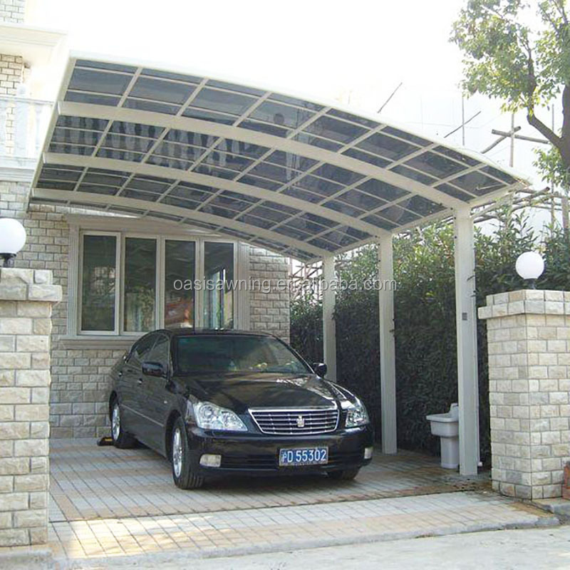 Outdoor metal Awning Waterproof canopy Metal Carport Panels garages Aluminum Frame Carport Garage