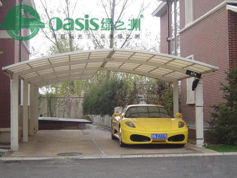 Portable Strong aluminium car parking shade carport with PC roof