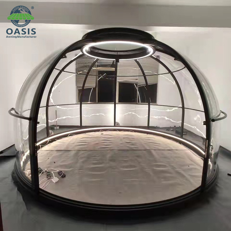 Waterproof Luxury Igloo Half Sphere Clear Geodesic Dome Tents For Camping Restaurant & Bar Hotel Home Decoration